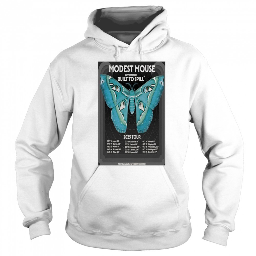 Tour Fall 2025 Modest Mouse & Built To Spill Poster shirt Hoodie