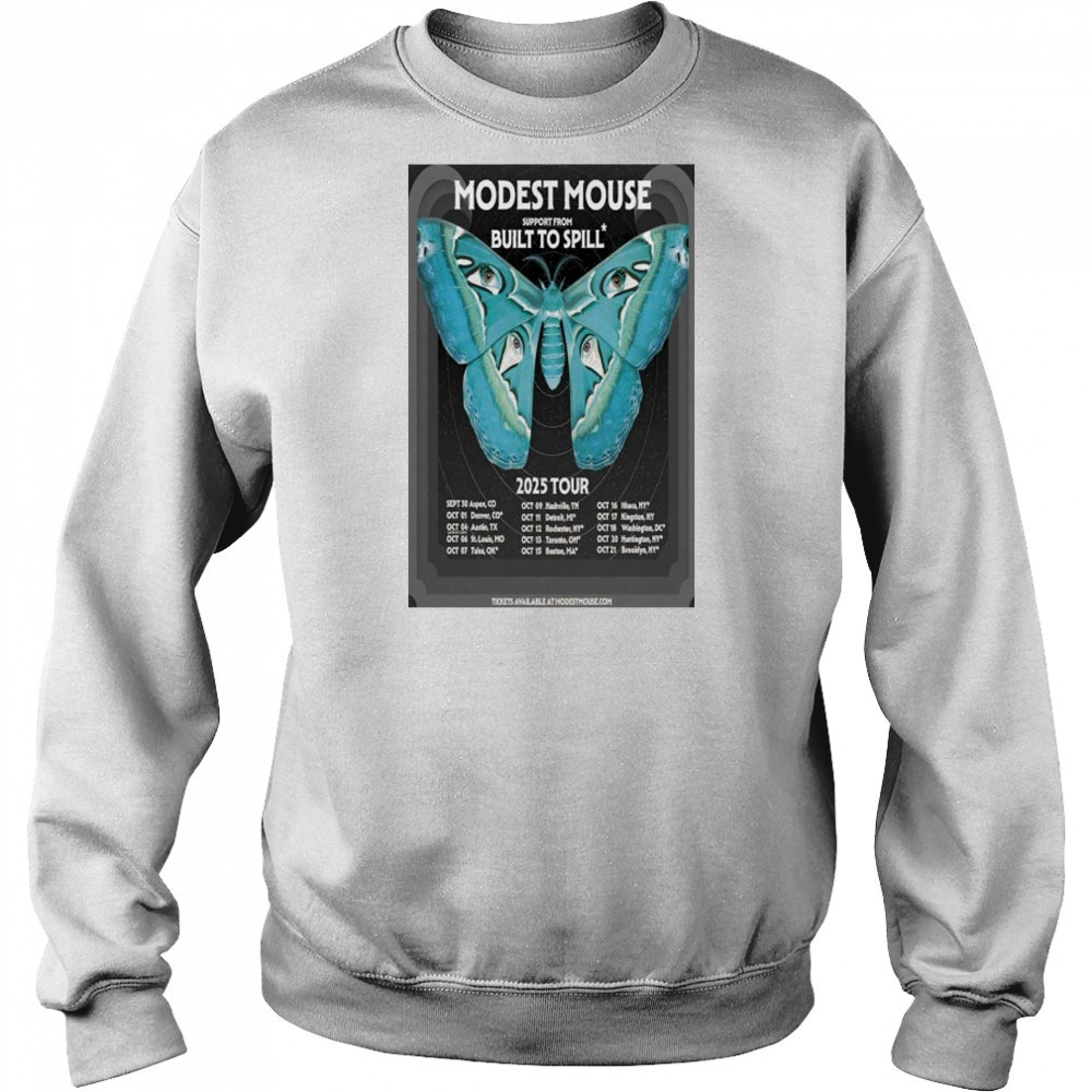 Tour Fall 2025 Modest Mouse & Built To Spill Poster shirt Sweatshirt