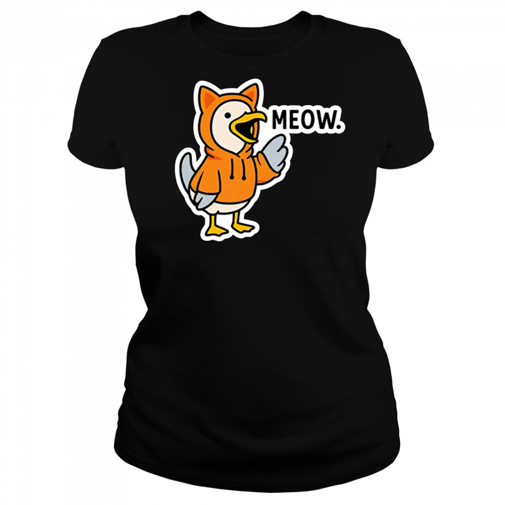 Meowing seagull cat meme shirt Women's T-shirt