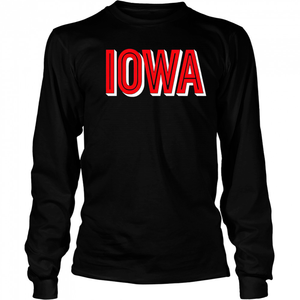 Where I’m From Men’s Iowa shirt Long Sleeved
