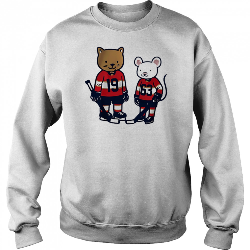 Cat and Rat x Matthew Tkachuk and Brad Marchand Florida Panthers NHL Hockey shirt Sweatshirt