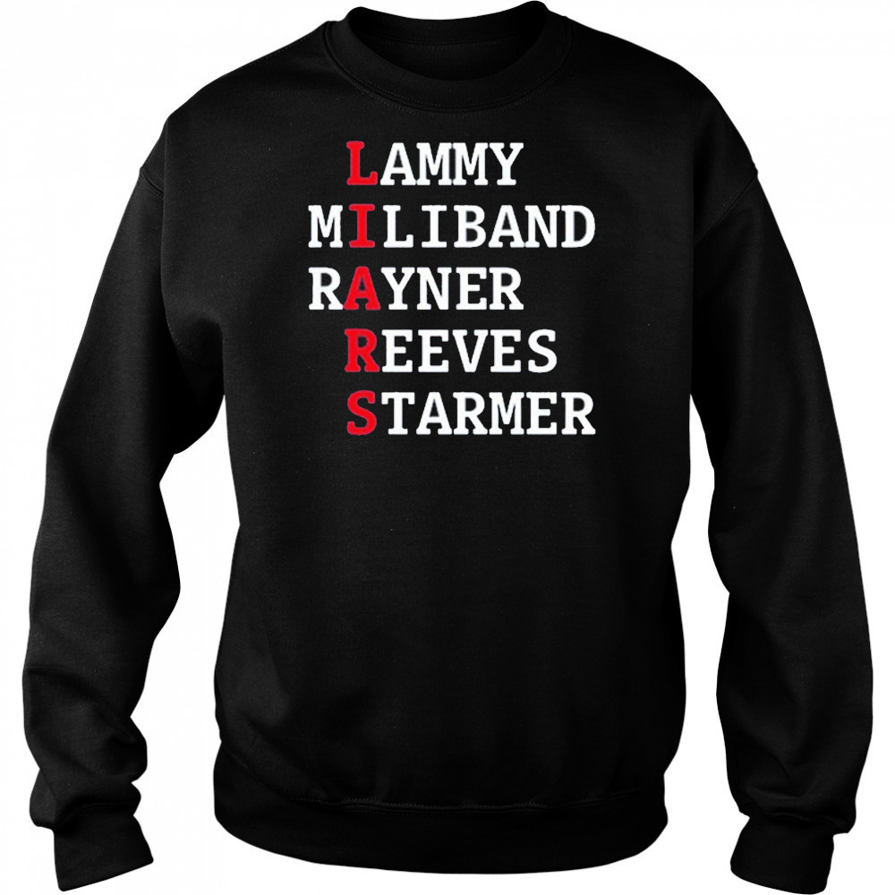 Lammy Miliband Rayner Reeves Starmer Shirt Sweatshirt