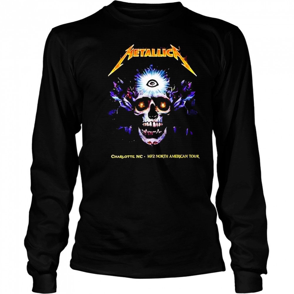 Metallica M72 Charlotte NC 2025 Bank Of America Stadium On May 31st shirt Long Sleeved