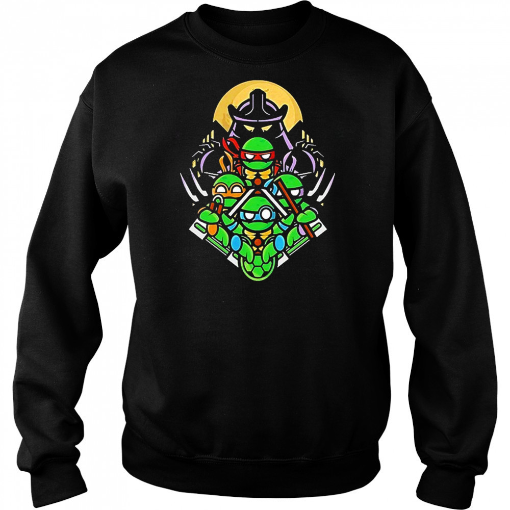 Teenage Mutant Ninja Turtles And Shredder Go Ninja Shirt Sweatshirt