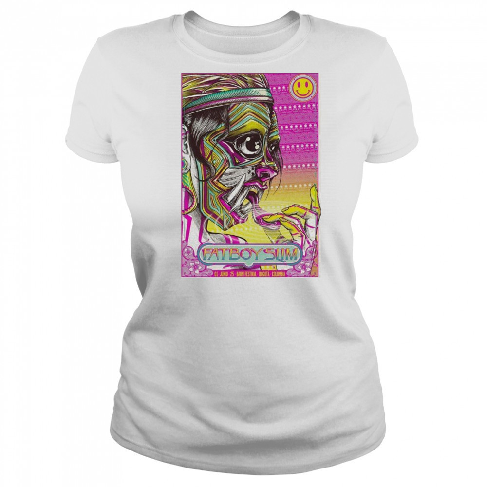 Fatboy Slim Jun 1 2025 Bogotá Colombia Poster shirt Women's T-shirt