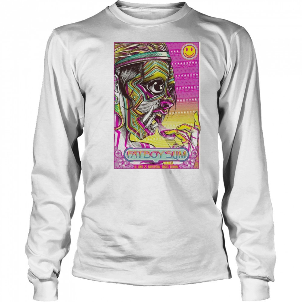 Fatboy Slim Jun 1 2025 Bogotá Colombia Poster shirt Long Sleeved