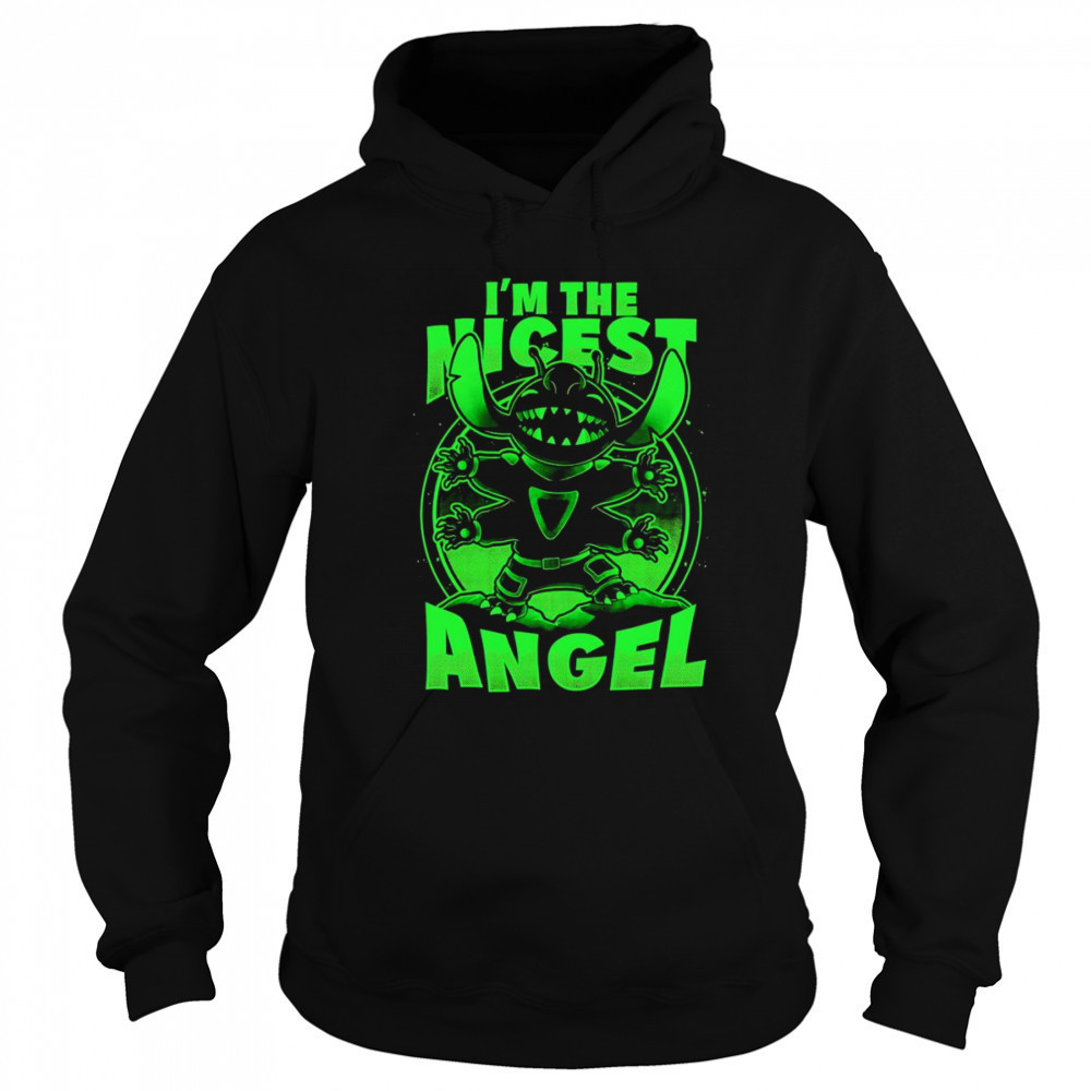 I’m the nicest angel Stitch shirt Hoodie