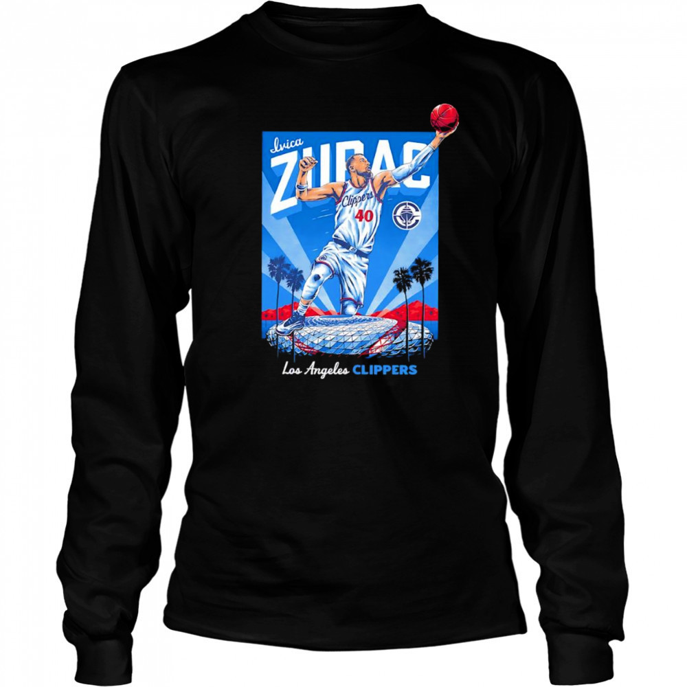 Ivica Zubac Los Angeles Clippers graphic shirt Long Sleeved