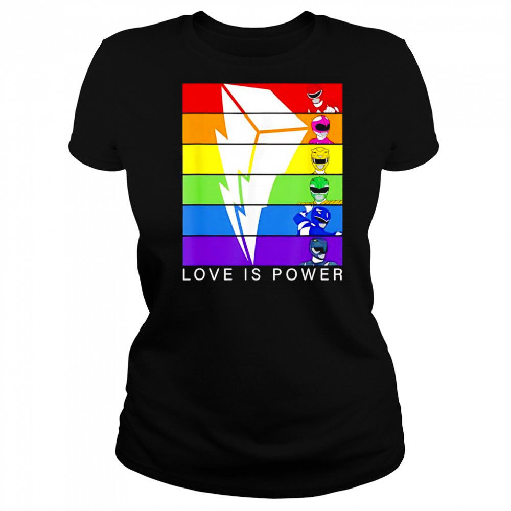 Love is Power Rangers shirt Women's T-shirt