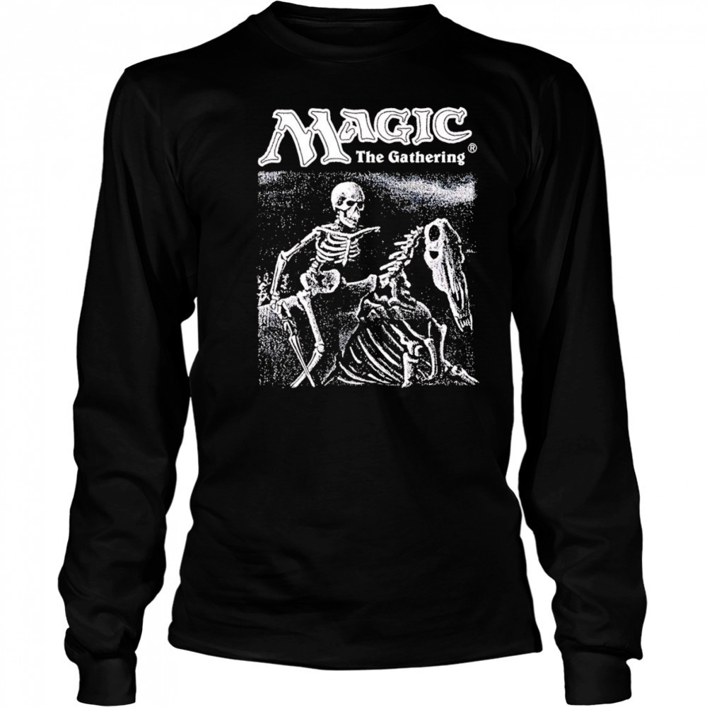 Magic The Gathering Drudge Skeletons shirt Long Sleeved