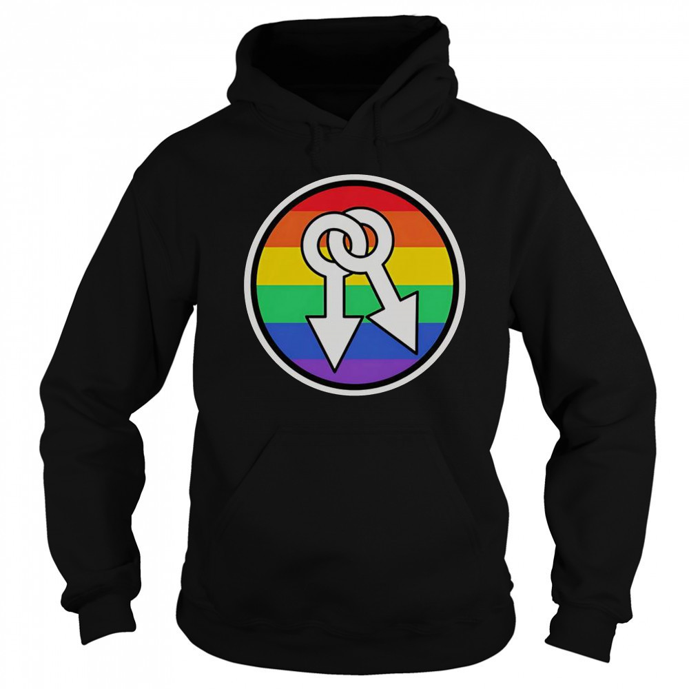 Male Symbols Rainbow T-Shirt Hoodie