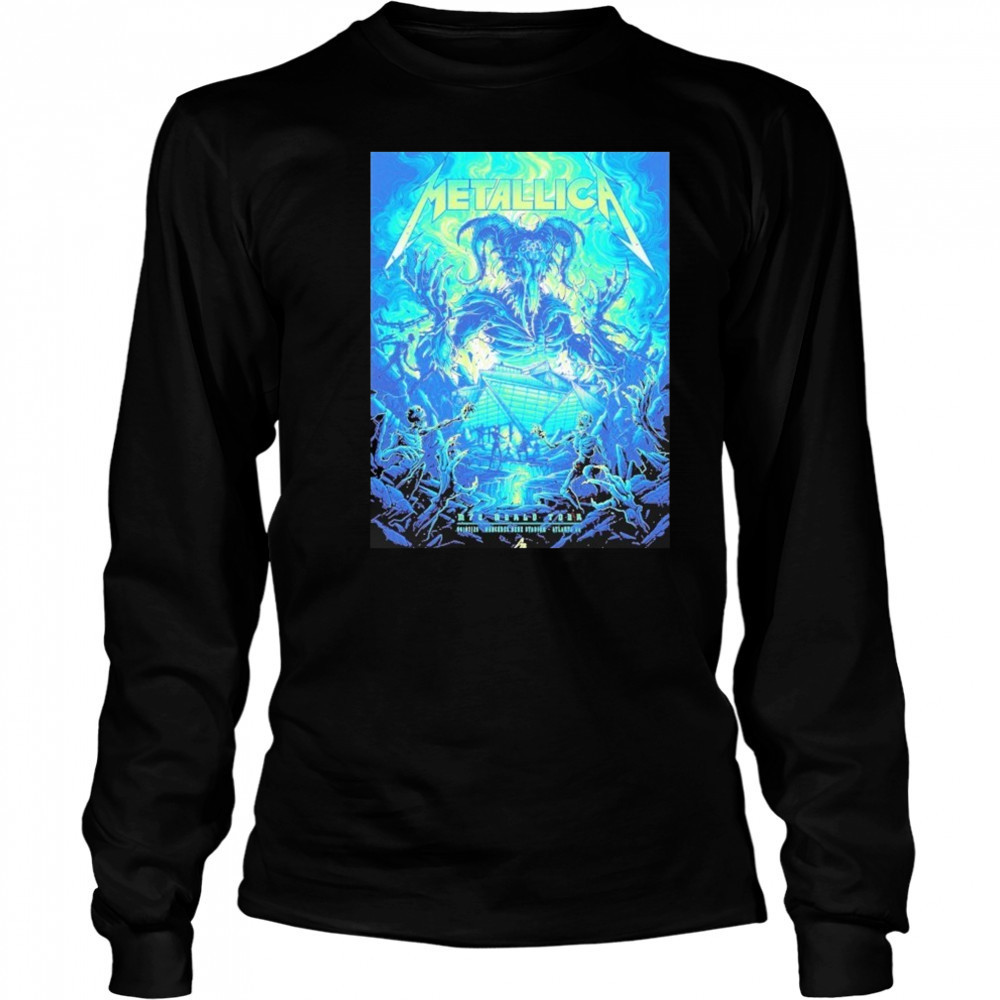 Metallica M72 Atlanta 2025 Mercedes Benz Stadium GA June 3rd North American Tour shirt Long Sleeved