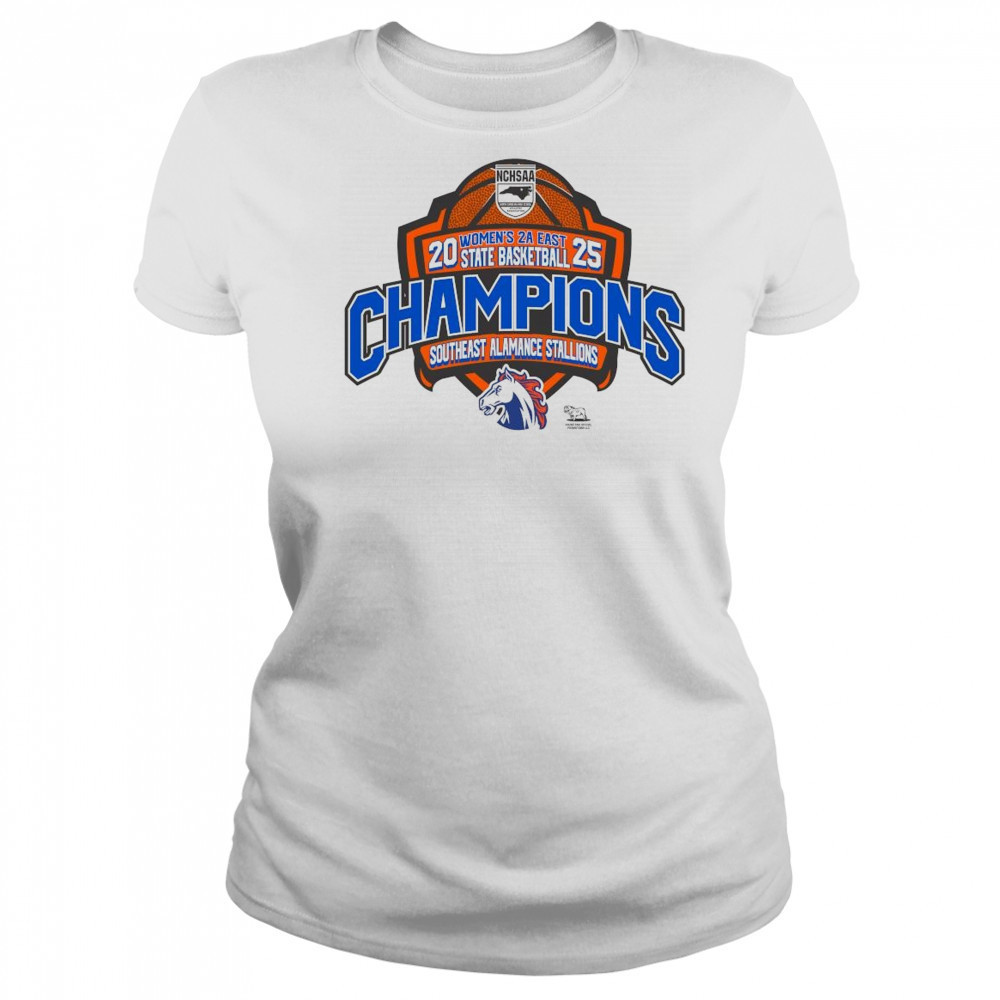 NCHSAA 2025 Women’s 2A East State Basketball Champions Southeast Alamance Stallions Shirt Women's T-shirt