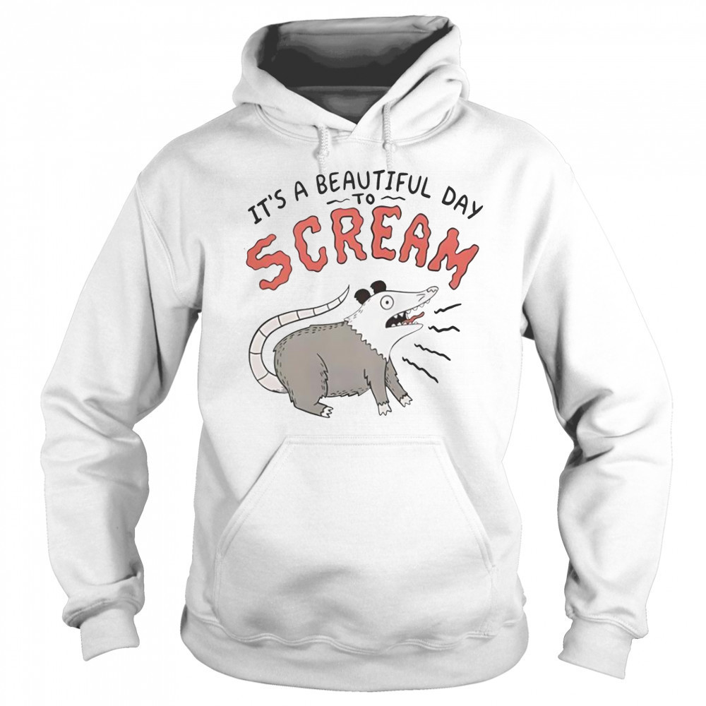 Screaming Possum It’s A Beautiful Day T-Shirt Hoodie