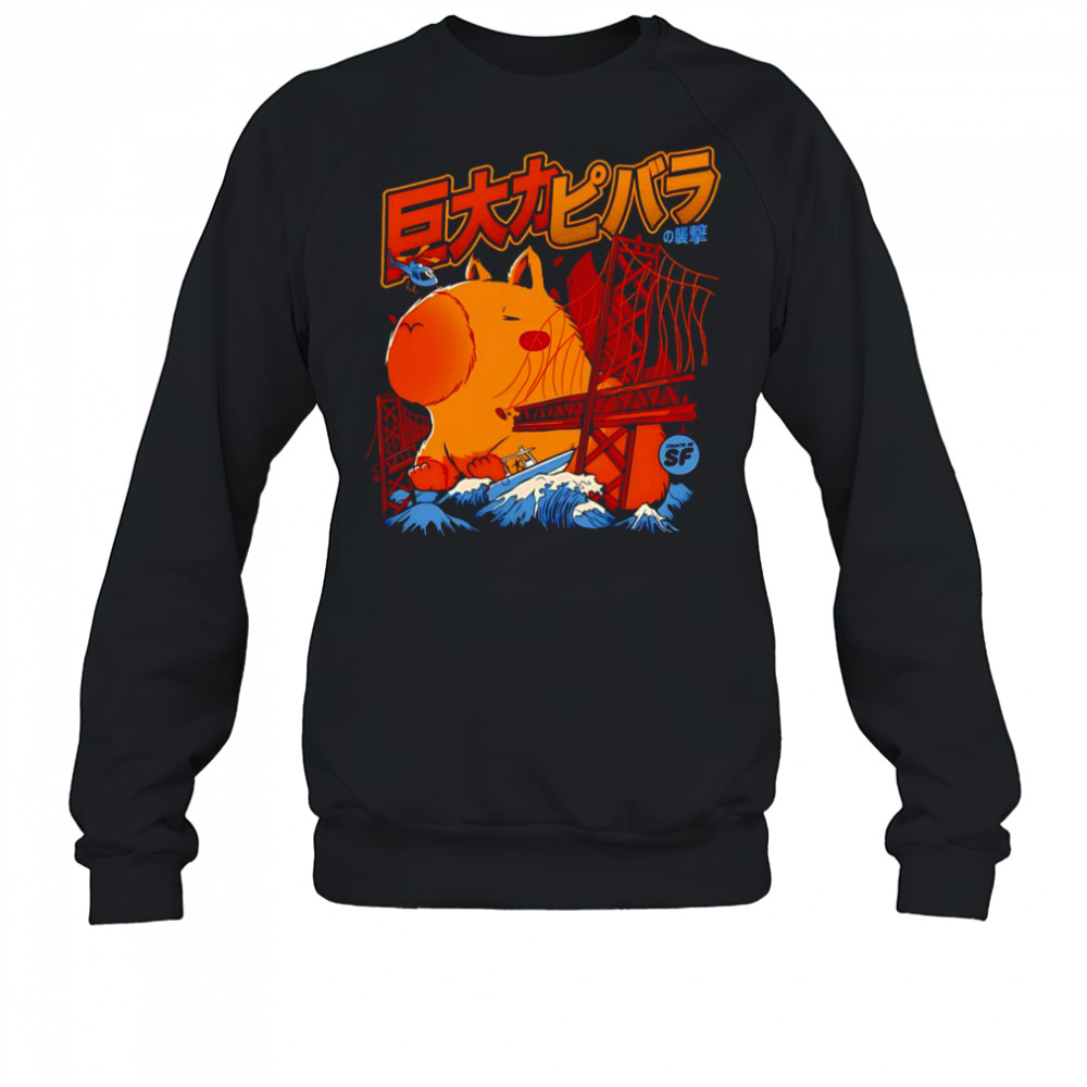 Capybara Monster attack shirt Hoodie
