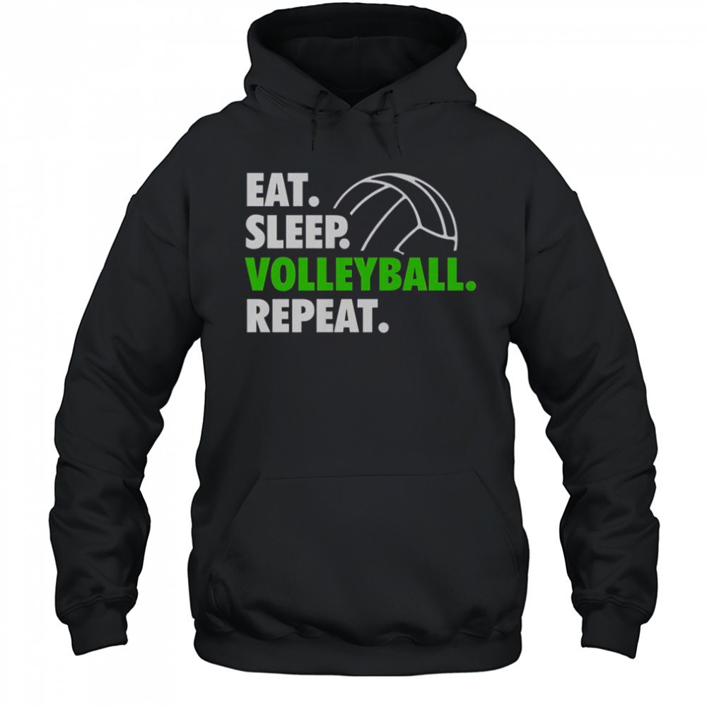 Eat Sleep Volleyball Repeat Premium T-Shirt Sweatshirt