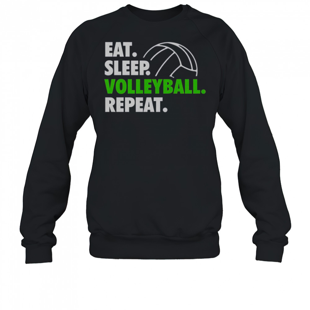 Eat Sleep Volleyball Repeat Premium T-Shirt Hoodie