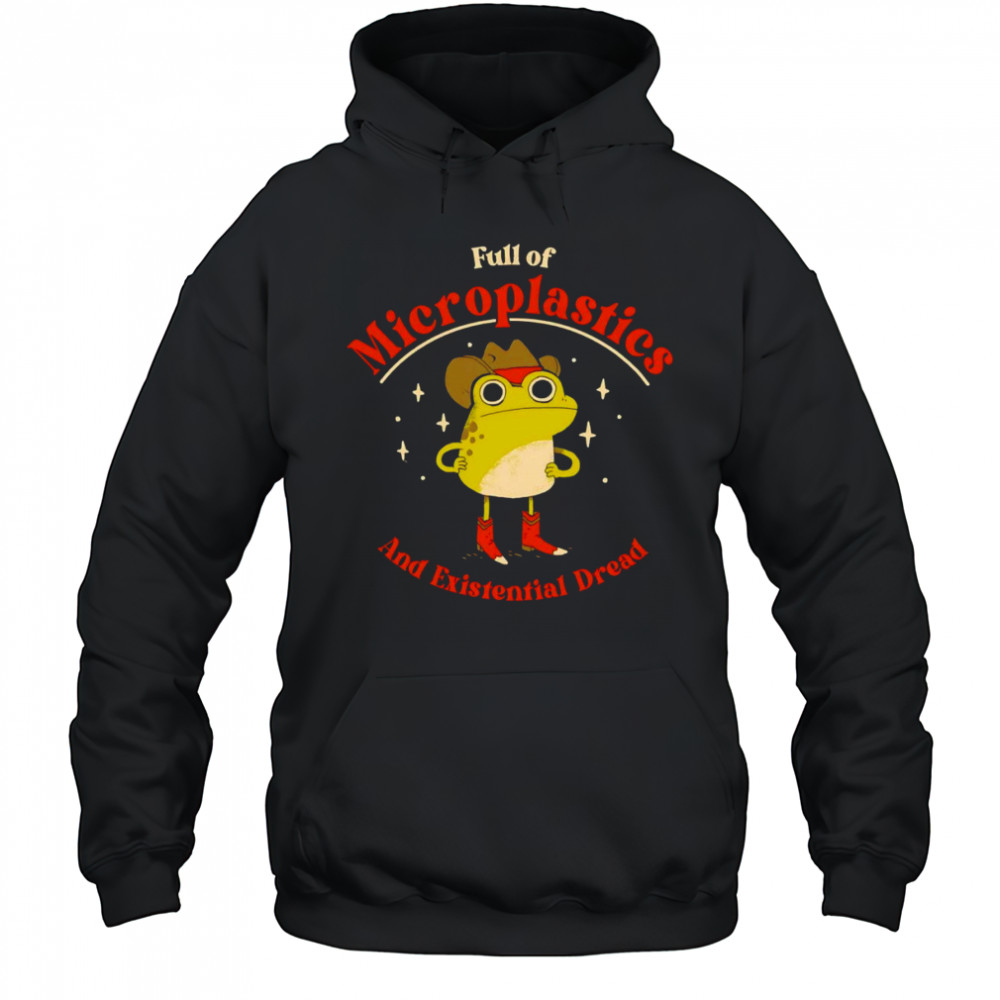 Frog full of Microplastics and existential dread shirt Sweatshirt