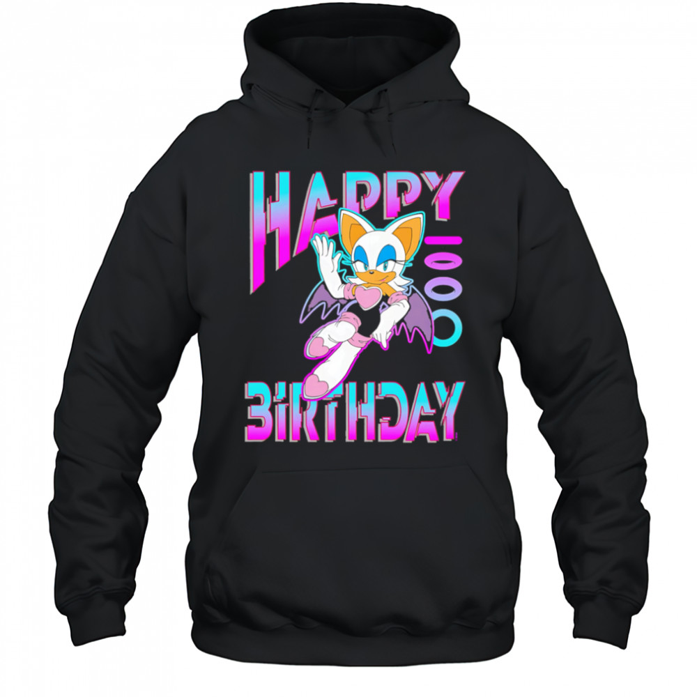 Hedgehog Rouge Happy Birthday shirt Sweatshirt