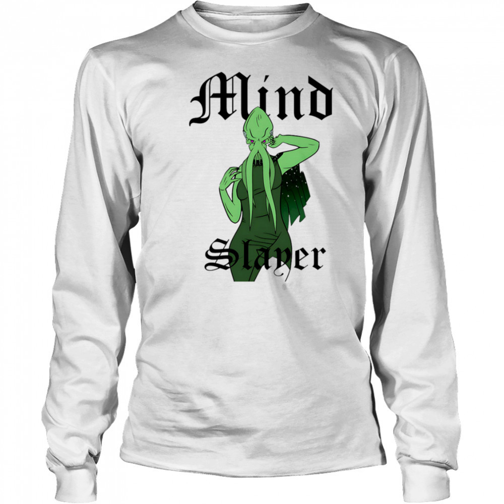 Mind Slayer girl zombie shirt Long Sleeved