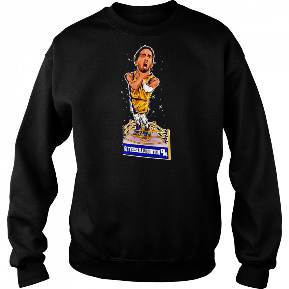 WWE Tyrese Haliburton Knicks Choke cartoon shirt Sweatshirt