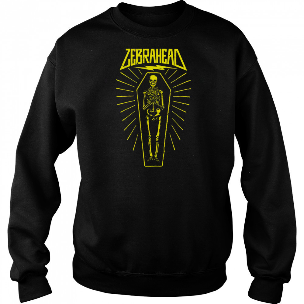 Zebrahead Lay Me To Rest Skeleton Coffin T shirts Sweatshirt