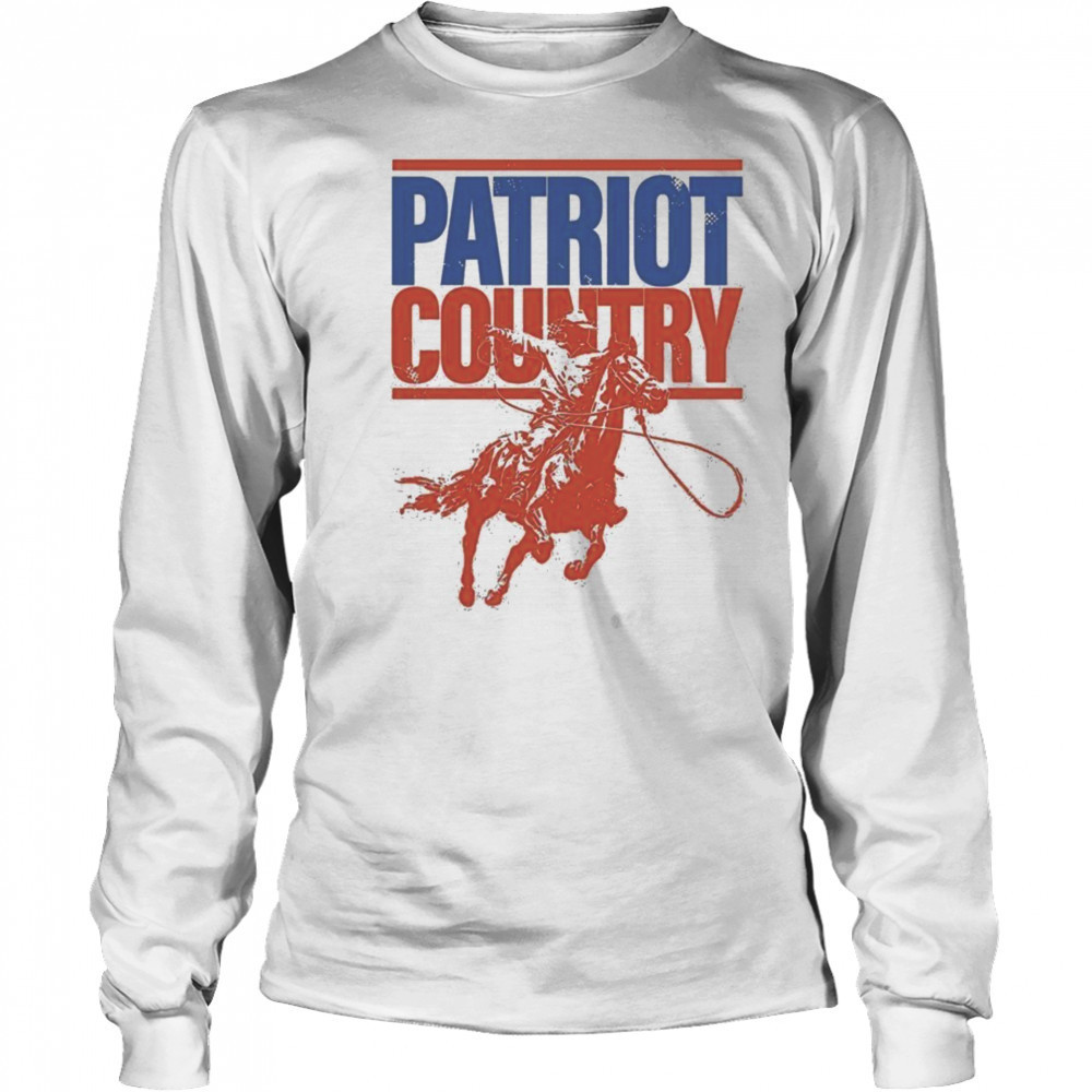 Patriot Country Cowboy T-shirt Long Sleeved