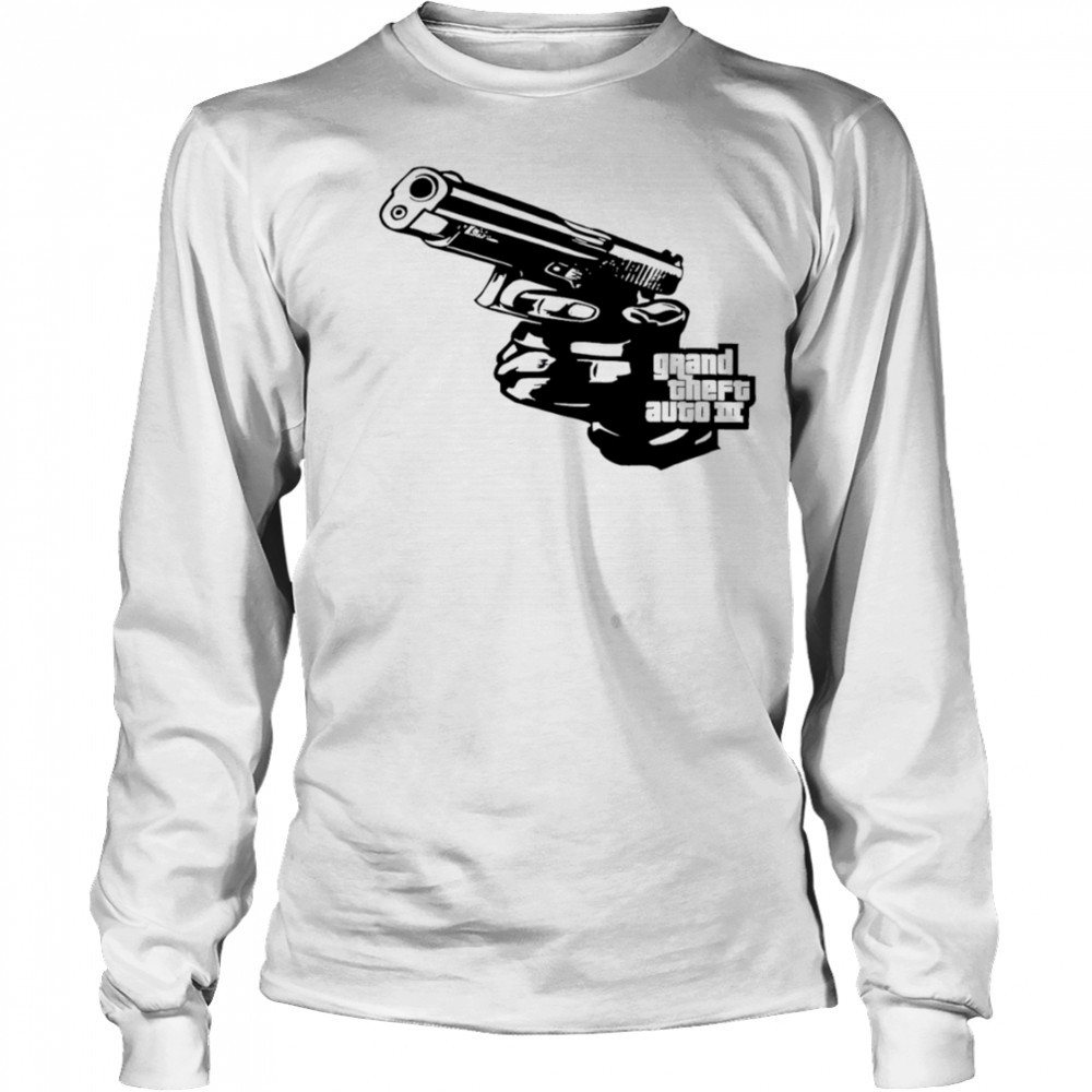 Pistol Grand Theft Auto III shirt Long Sleeved
