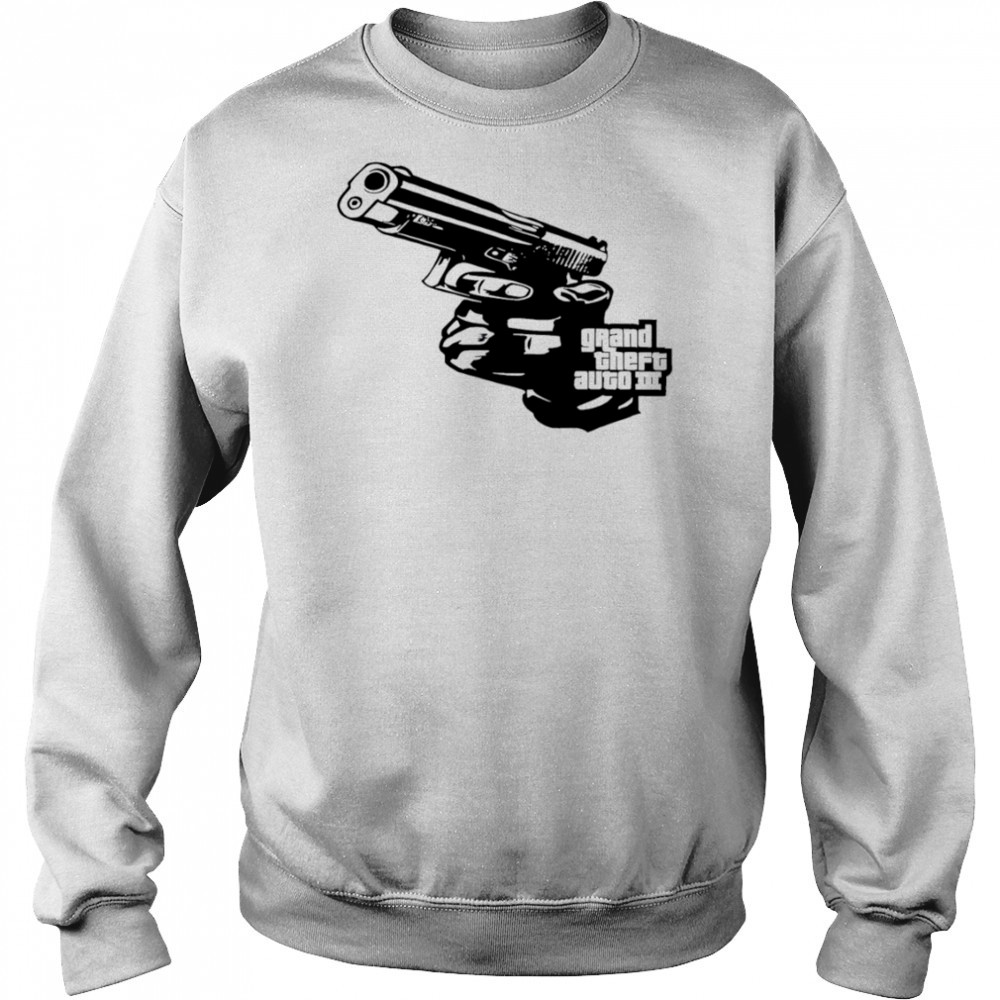 Pistol Grand Theft Auto III shirt Sweatshirt