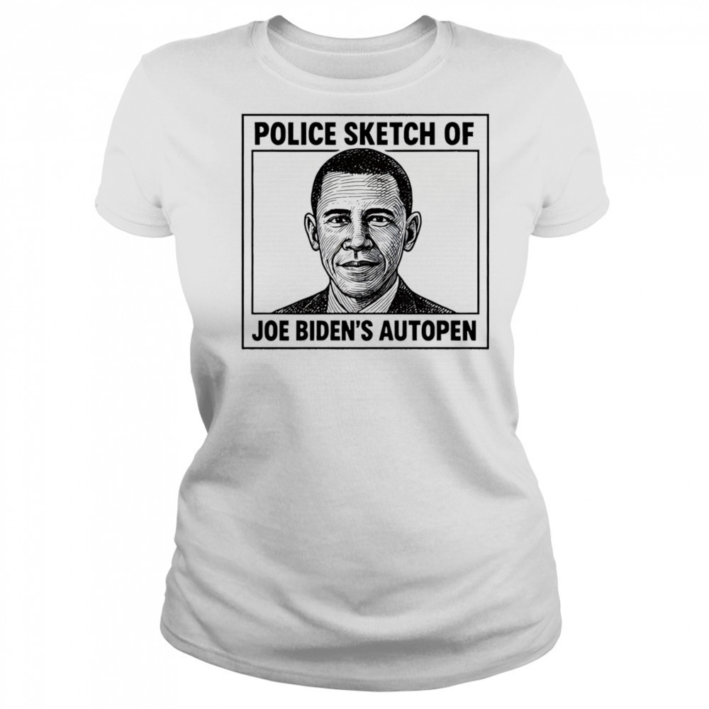 Police Sketch Of Joe Biden’s Autopen shirt Women's T-shirt