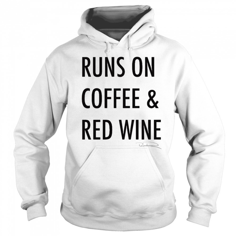 Russell Dickerson Runs On Coffee & Red Wine T-Shirt Hoodie