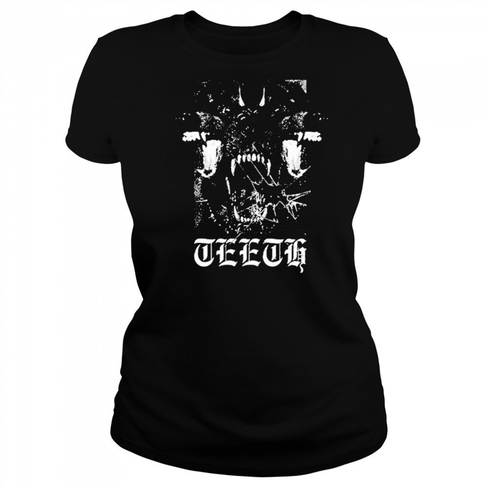 Teeth Dog T-shirt Women's T-shirt