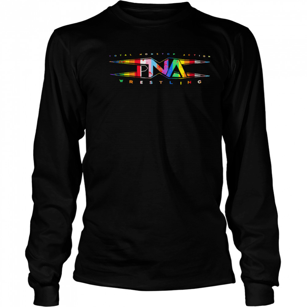 TNA Pride LGBT logo shirt Long Sleeved