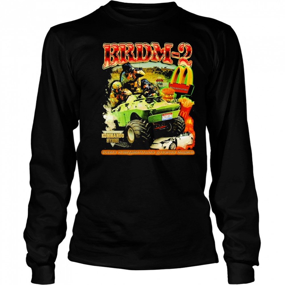 BRDM-2 Monster Truck Kommando T-shirt Long Sleeved