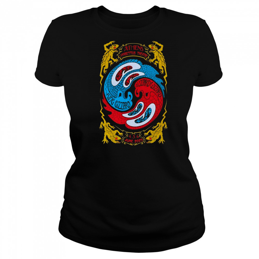 King Gizzard Lizard Wizard Athens Greece June 5 2025 T-Shirt Women's T-shirt