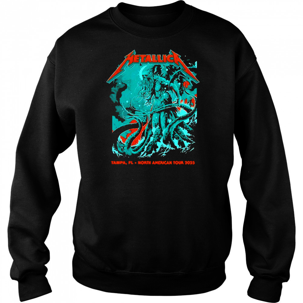Metallica Tampa FL 2025 Raymond James Stadium M72 North American TourJune 6th 8th shirt Sweatshirt