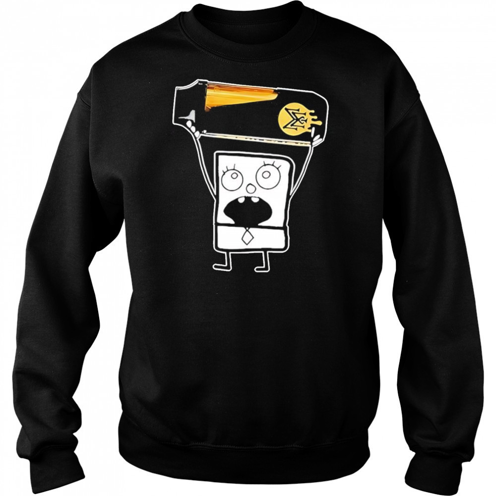 Muha Black Doodlebob shirt Sweatshirt