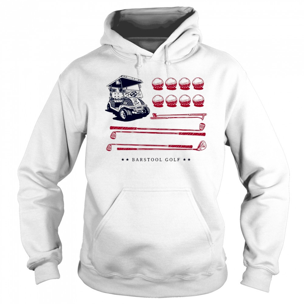 Barstool Golf Cart Flag T-shirt Hoodie