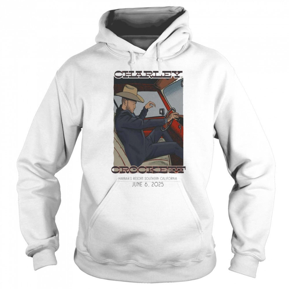 Charley Crockett 2025 Theatre UC Berkeley Car T-shirt Hoodie