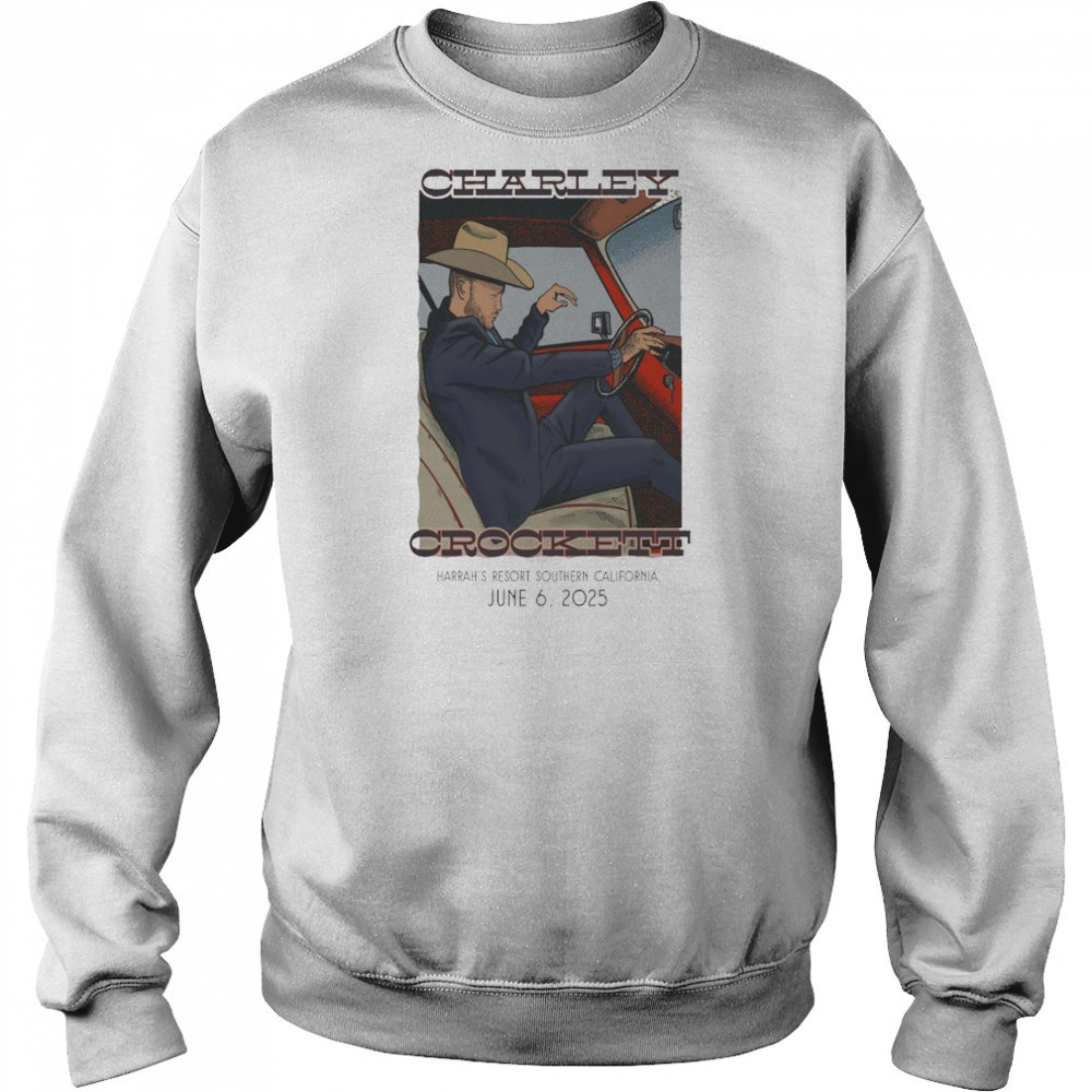 Charley Crockett 2025 Theatre UC Berkeley Car T-shirt Sweatshirt