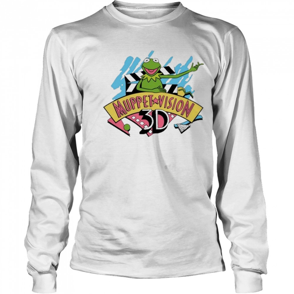 Frog The Kermit Muppet Vision 3D T-shirt Long Sleeved