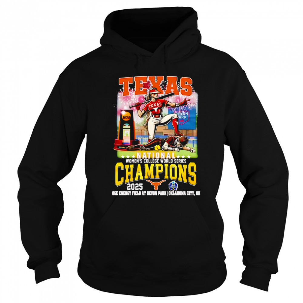 Texas National Women’s College World Series Champions 2025 shirt Hoodie