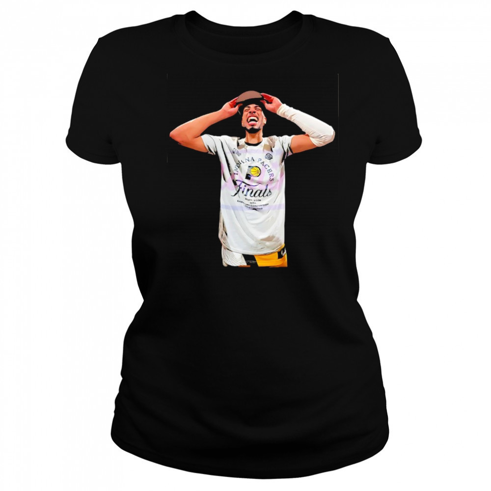 Tyrese Haliburton Indiana Pacers 2025 Finals celebration shirt Women's T-shirt