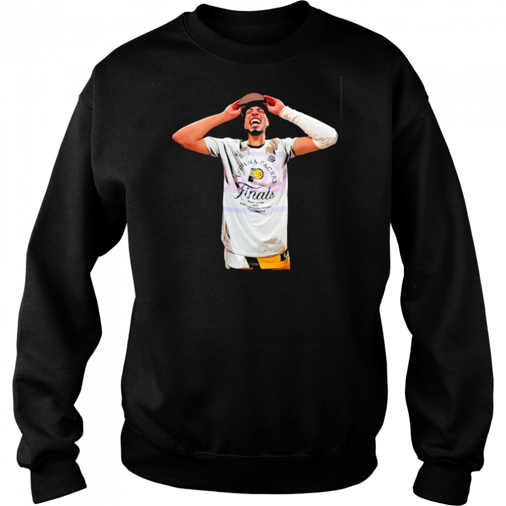 Tyrese Haliburton Indiana Pacers 2025 Finals celebration shirt Sweatshirt