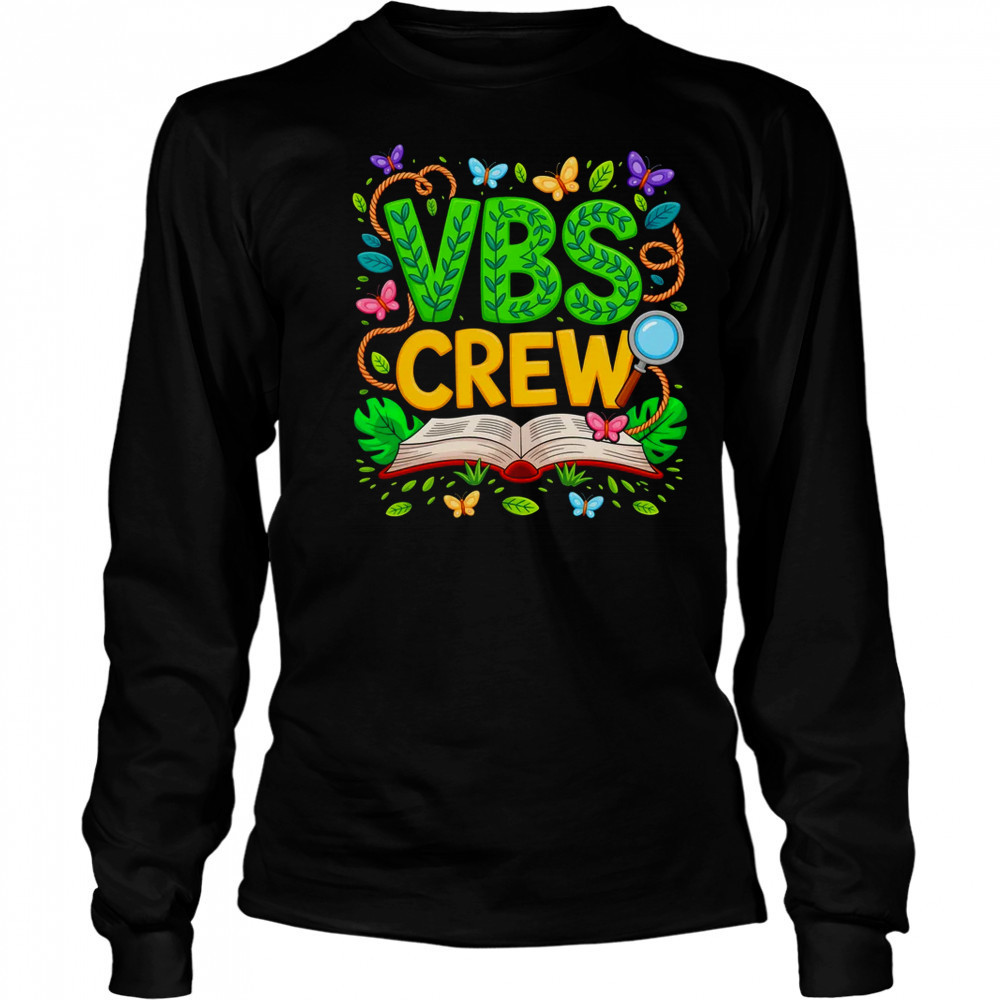 VBS Crew Camp Youth 2025 Magnified Insects Adventure Squad shirt Long Sleeved