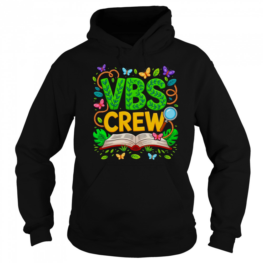 VBS Crew Camp Youth 2025 Magnified Insects Adventure Squad shirt Hoodie