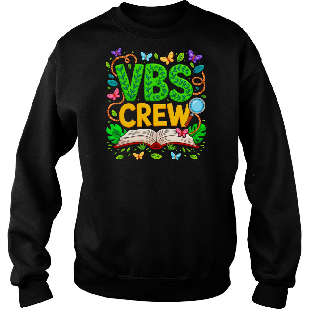 VBS Crew Camp Youth 2025 Magnified Insects Adventure Squad shirt Sweatshirt