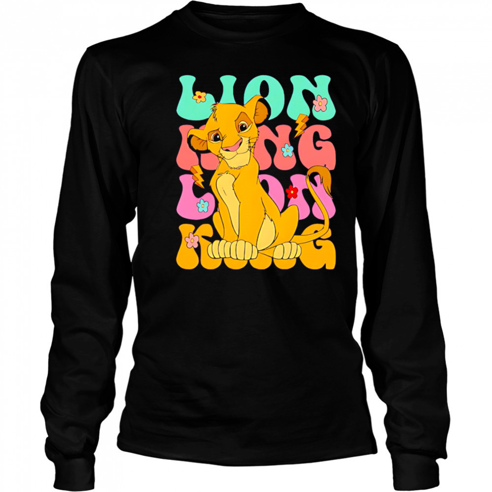 The Lion King repeat cartoon cute shirt Long Sleeved