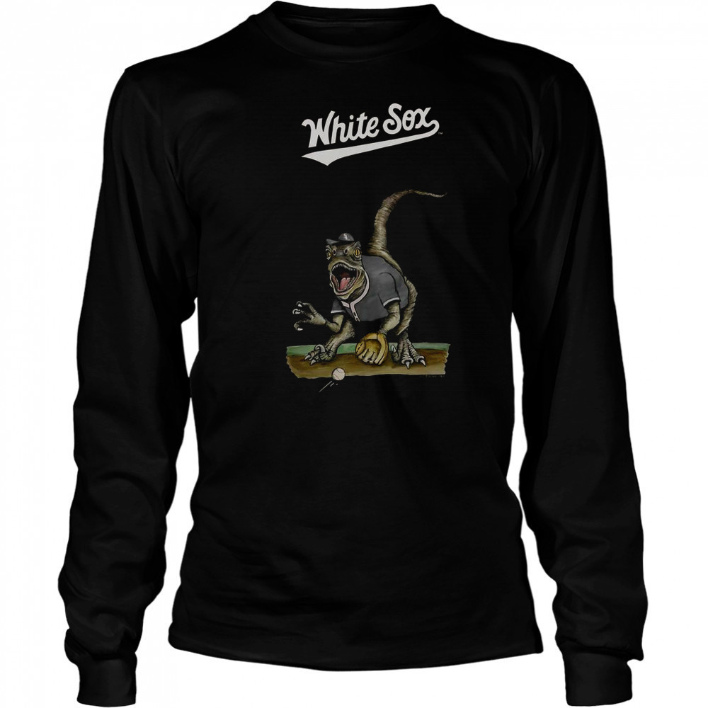 Chicago White Sox Tiny Turnip Velociraptor T-Shirt Long Sleeved