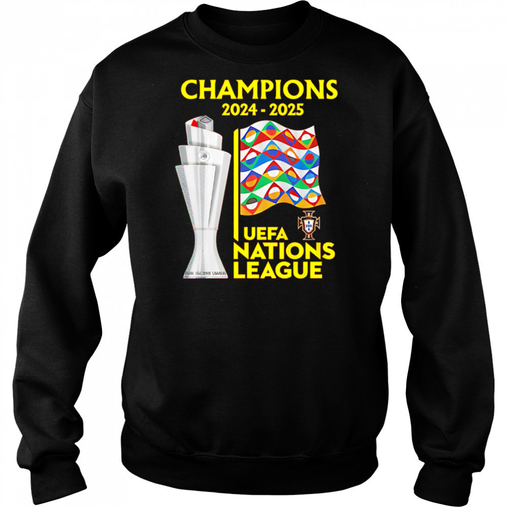 Cristiano Ronaldo Portugal UEFA Nations League Champions 2025 shirt Sweatshirt